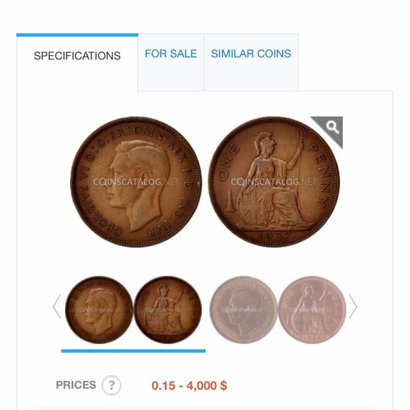 Handcrafted Coin Ring | British One Penny 1937 - Picture 12 of 14